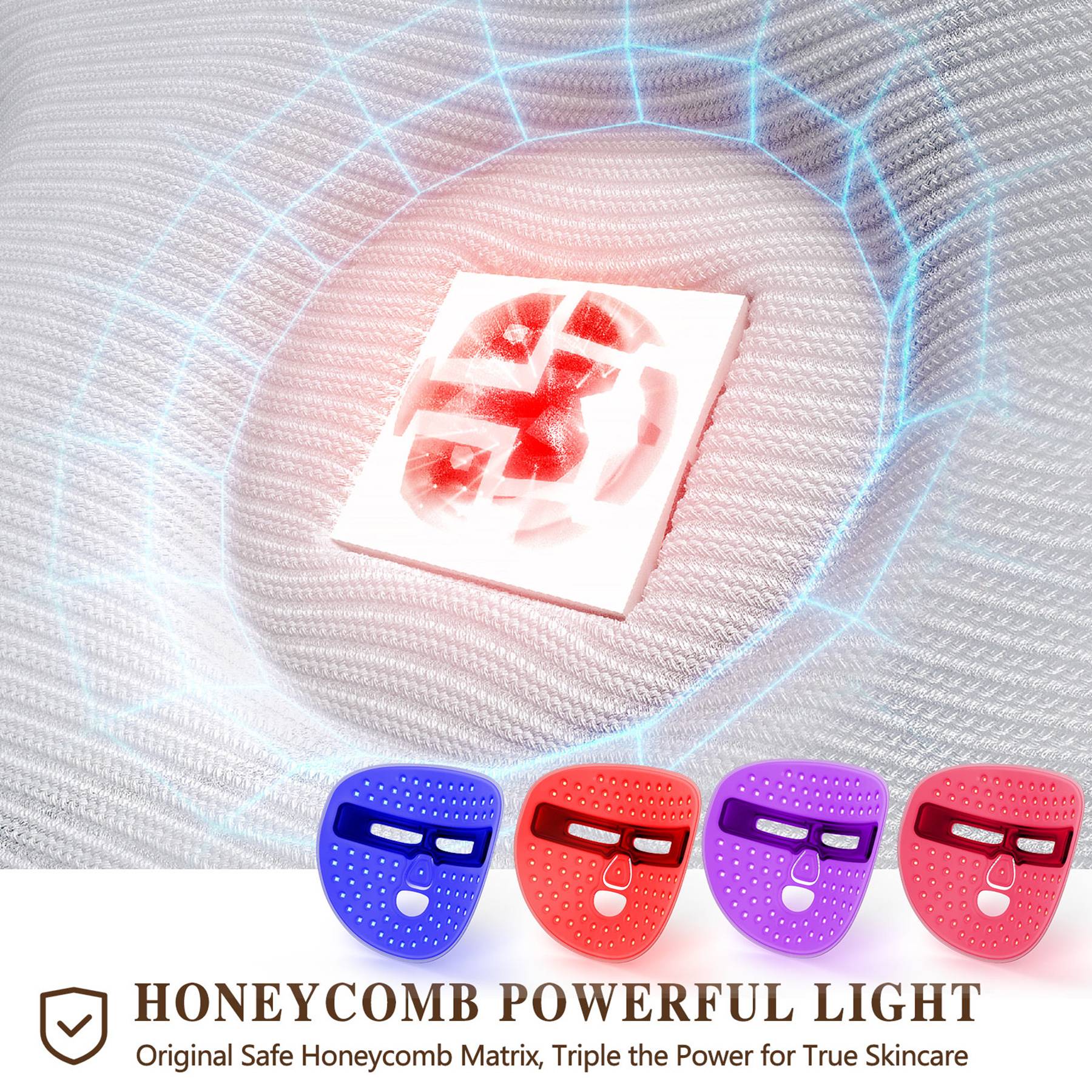 Red Light Therapy Facial Mask
