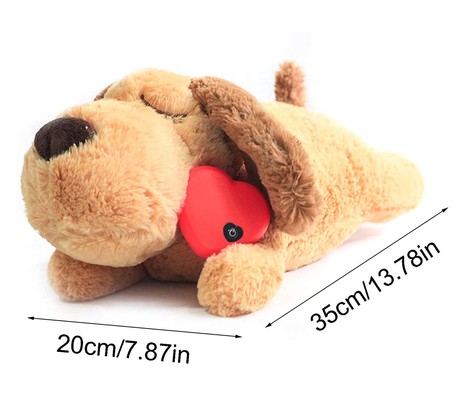 Interactive Heartbeat Puppy Plush Toy