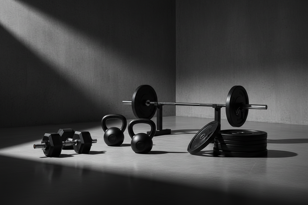 Fitness equipment. black. metal